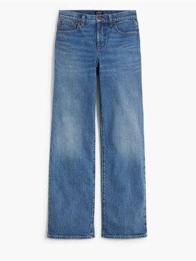 J. Crew Factory Wide-leg full-length jean